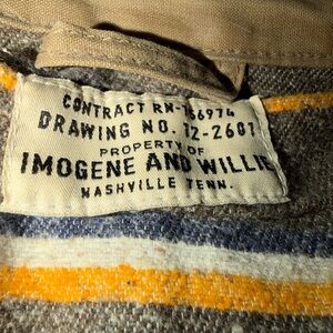 imogene + willie Multicolor Waxed Canvas and wool Field Jacket
